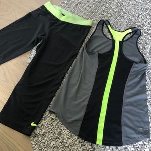 Nike Pro dri-fit set.